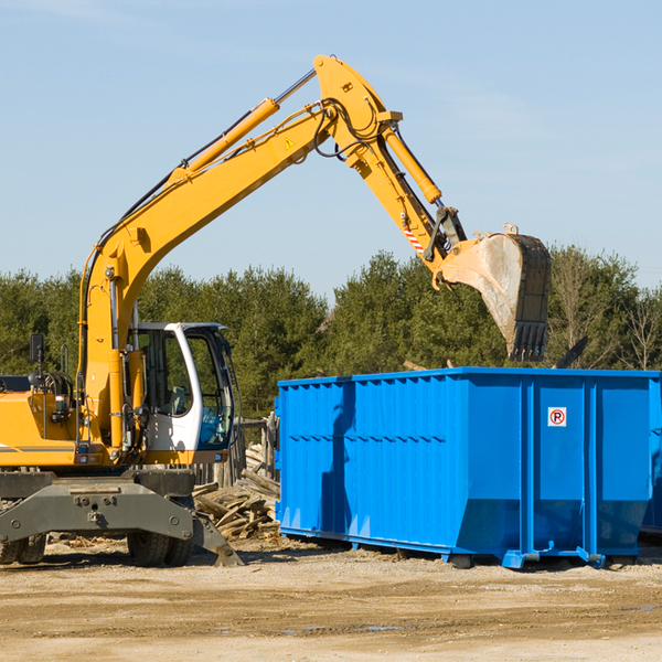 what happens if the residential dumpster is damaged or stolen during rental in Blanchard Michigan